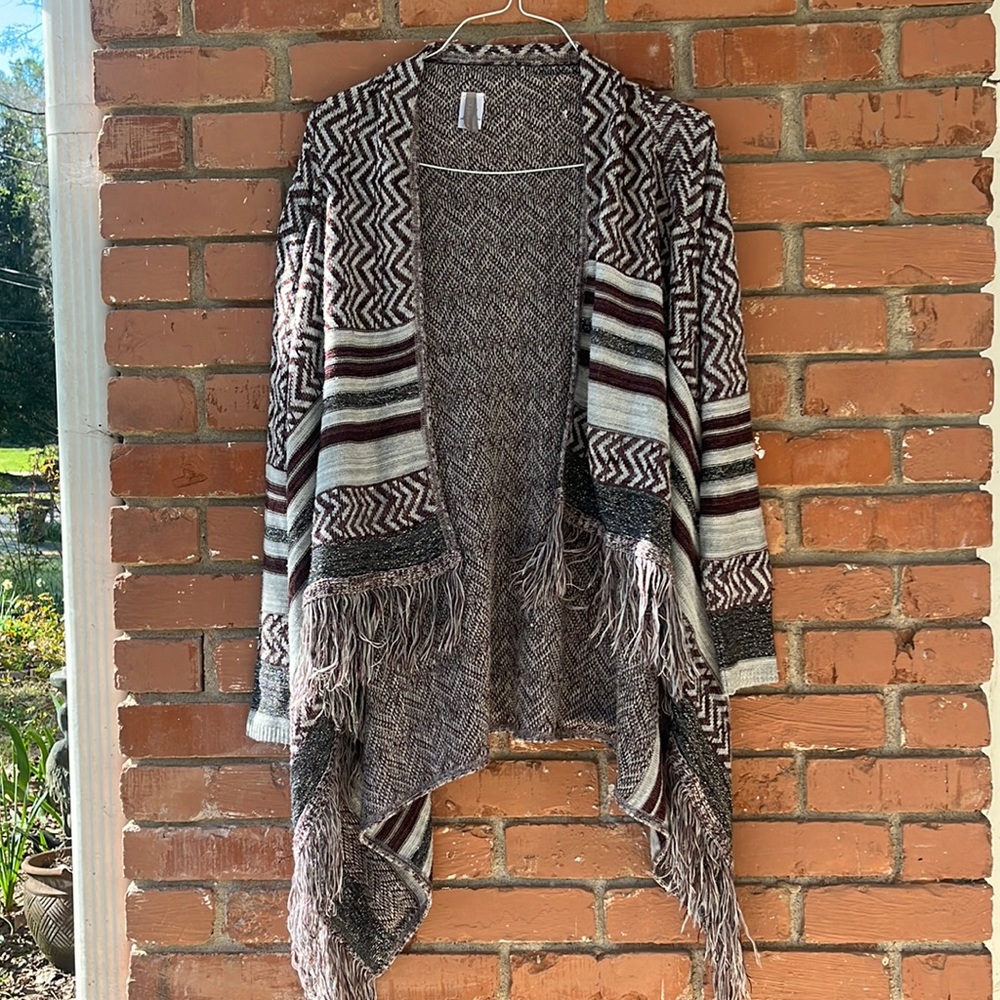 Silver strand cardigan